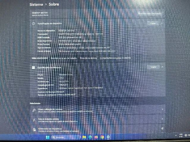 Micro PC Intel Celeron G5905 Memória 8Gb HD 480Gb SSD Windows 11