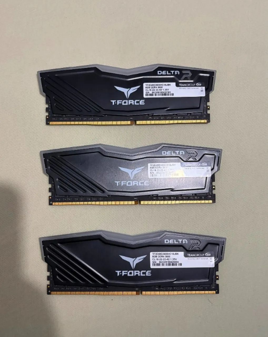 T-Force Delta Team Group DDR4 3600mhz -RGB