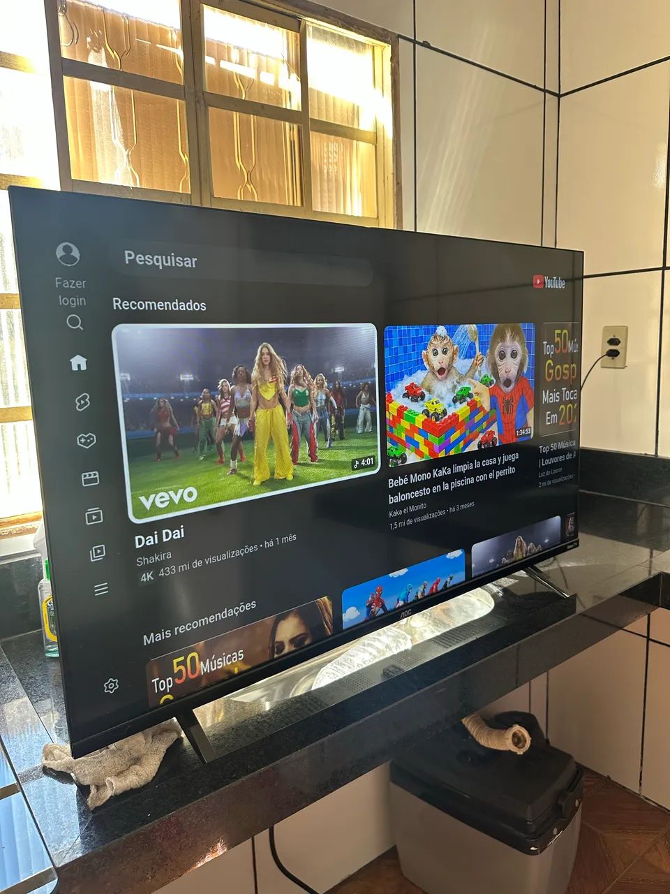 Smartv 43 semi novo  - Foto 4