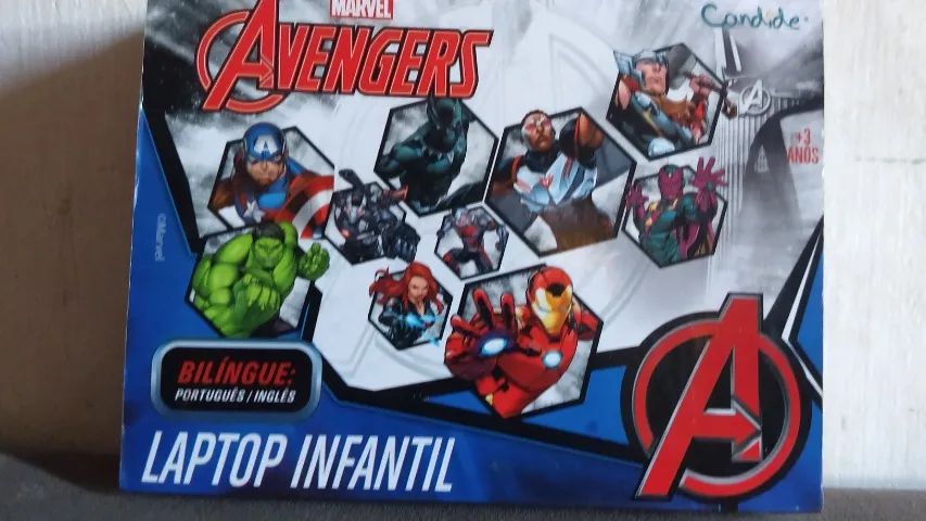 Laptop infantil vingadores 