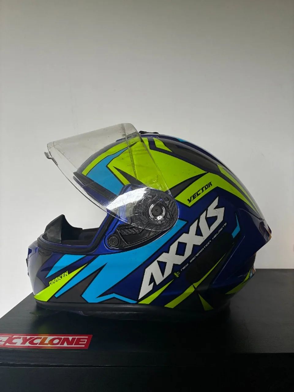 Capacete Moto Axxis Draken Vector  - Foto 3