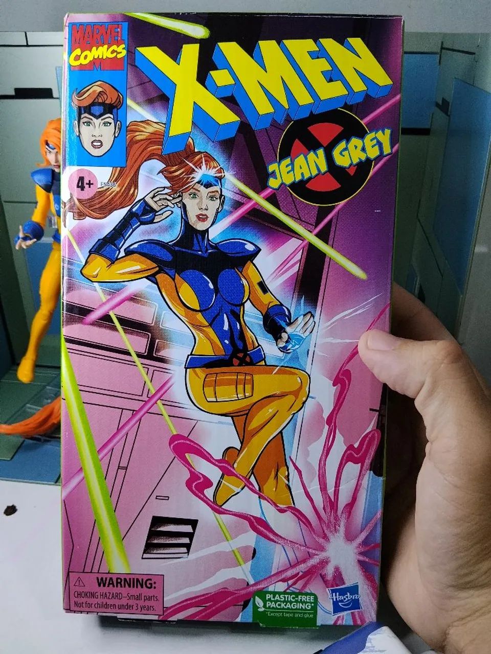 Boneco Marvel Legends Jean Grey X-Men Animated Series VHS Hasbro - Foto 3