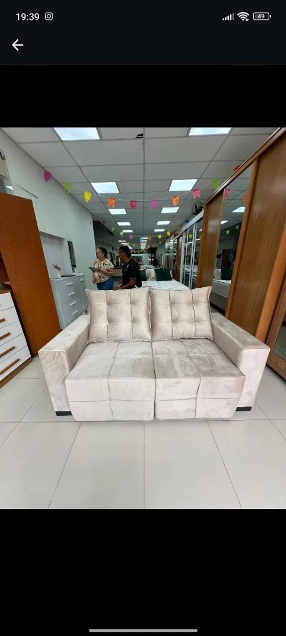 SOFÁ RETRÁTIL E RECLINÁVEL  - Foto 2