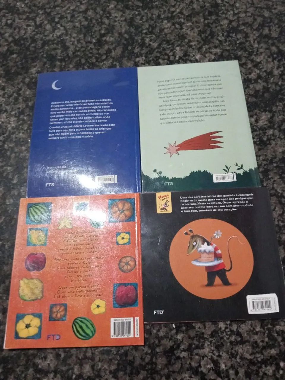Coleção de livros infantis escolar 