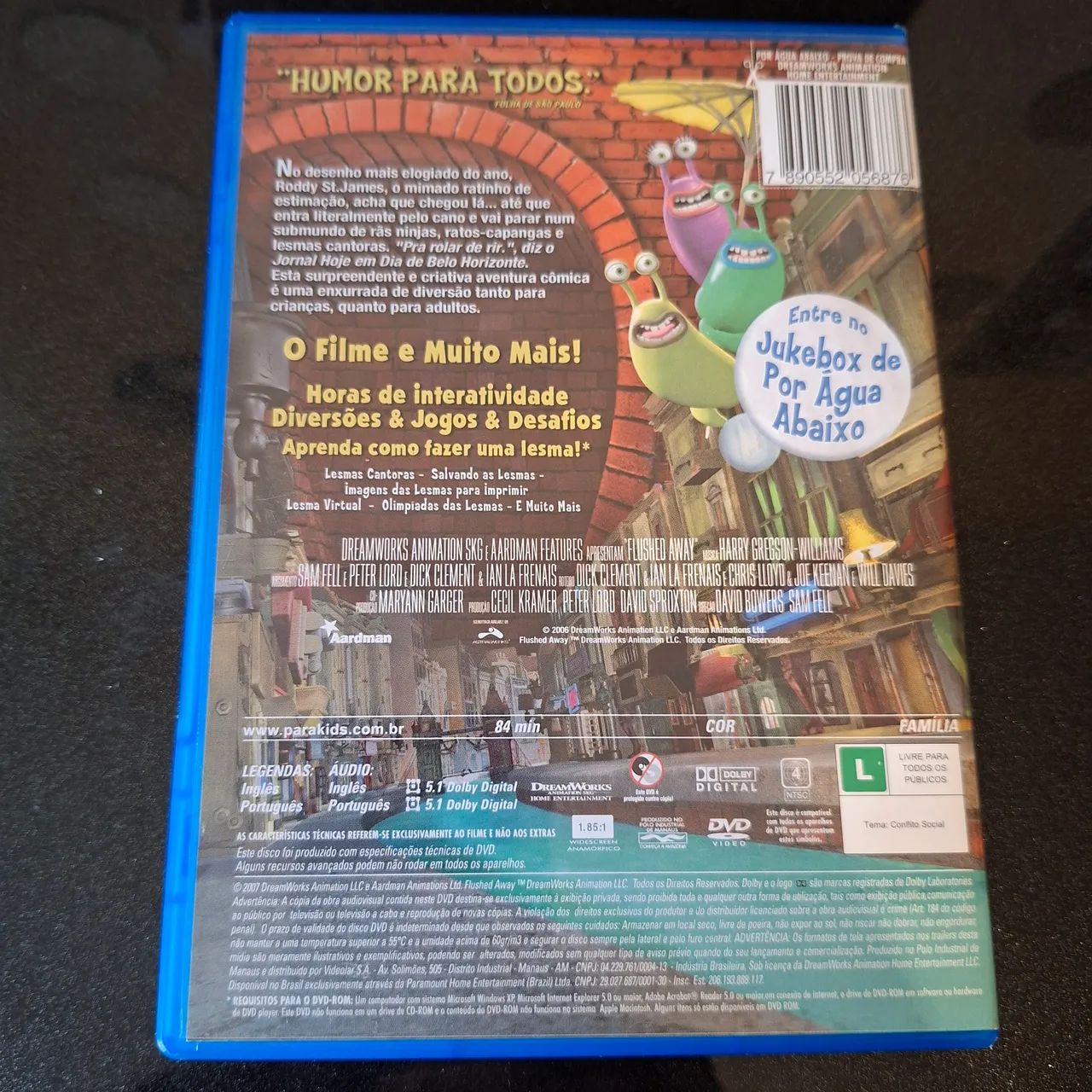 DVD Por Água Abaixo  - Foto 2