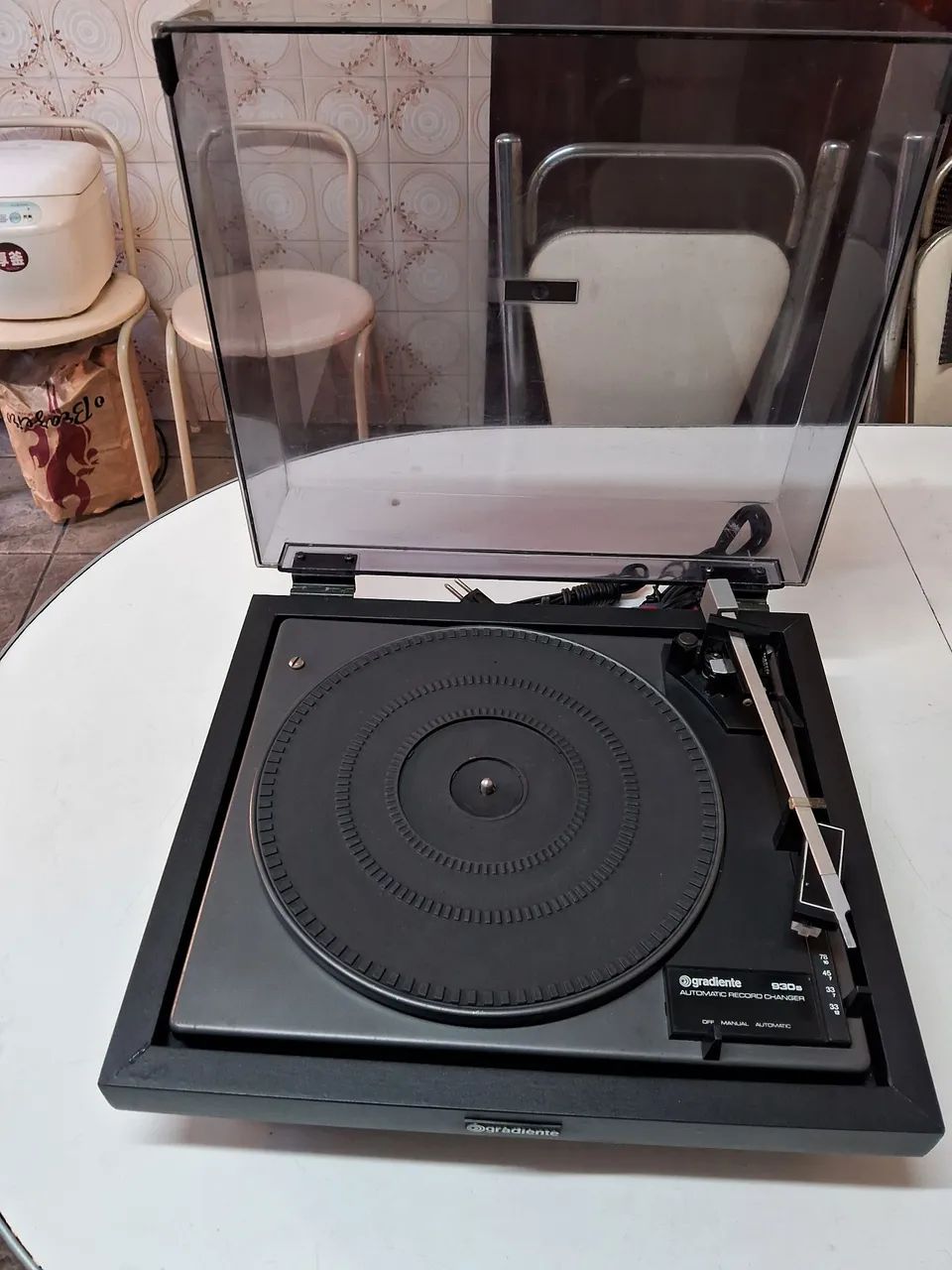 Toca-discos Gradiente 930S com cápsula e agulha novas Audio Technica AT3600 L - Foto 2