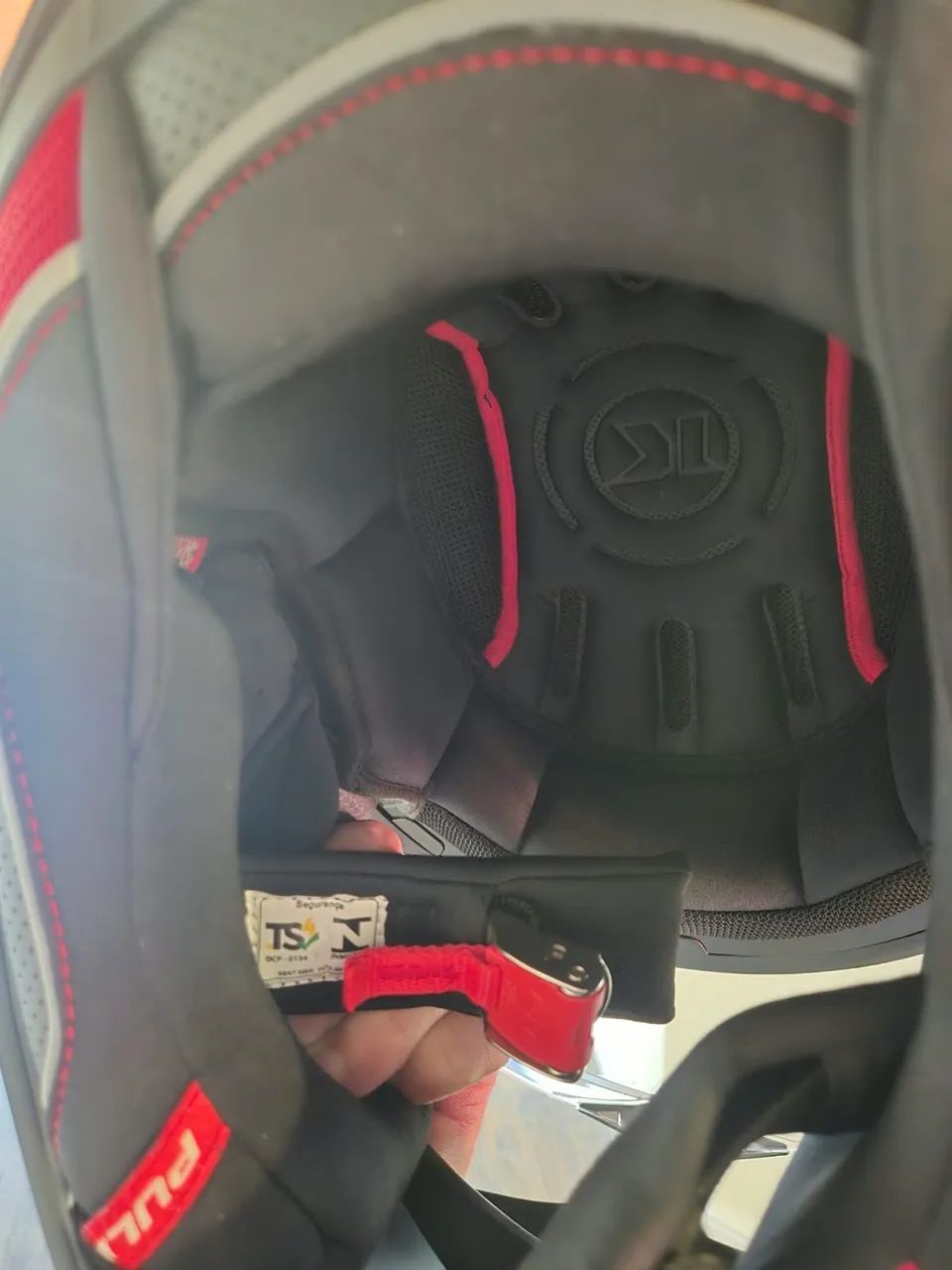 Capacete KYT tamanho L - Foto 5
