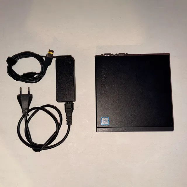 Lenovo ThinkCentre M720q Mini PC - i5 8 geração / 8GB / SSD 256GB - Foto 4