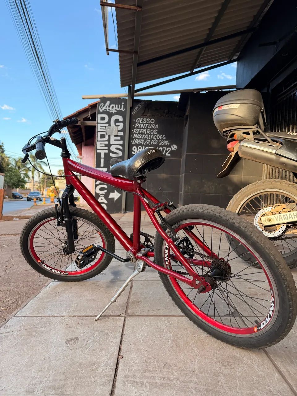 Bicicleta Aro 20 com armotecedor