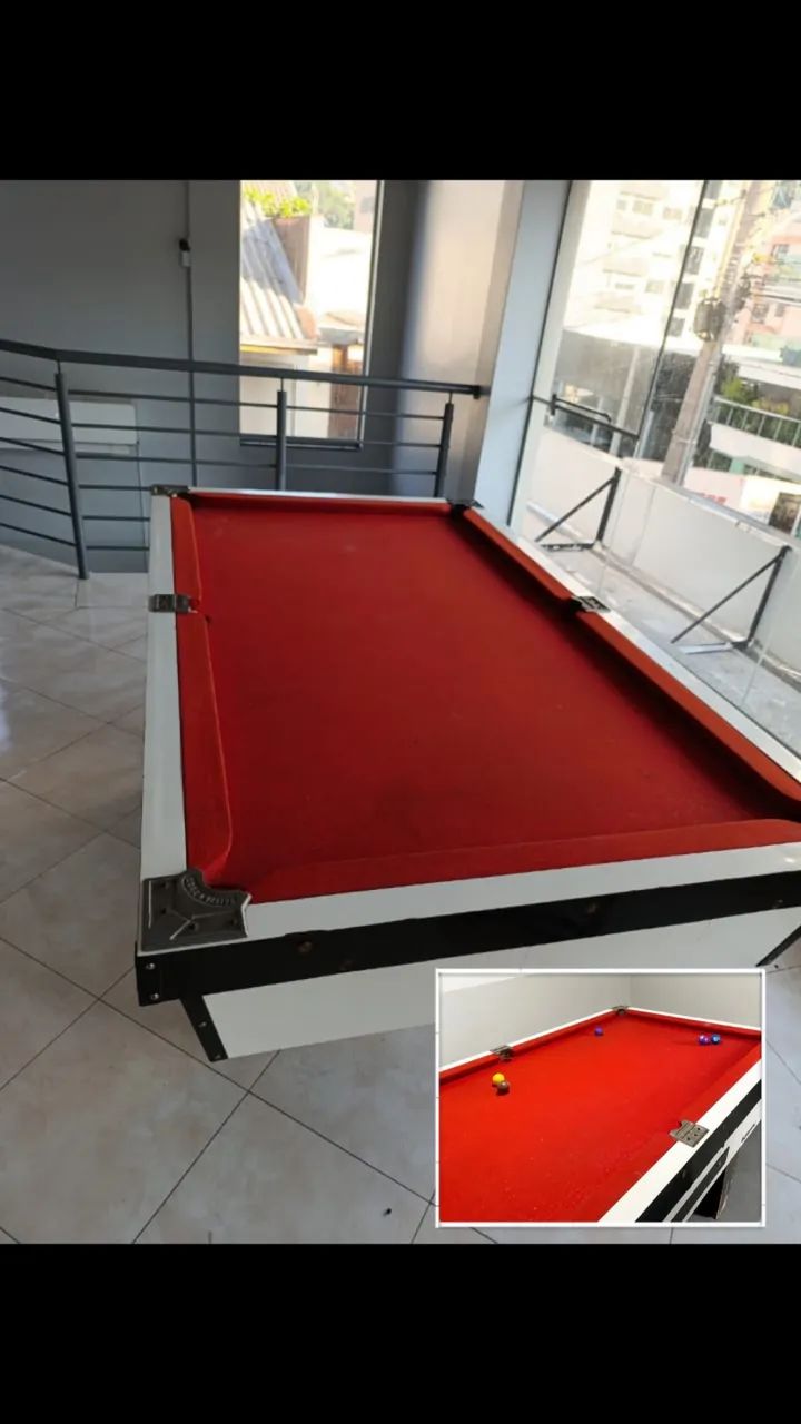 VENDO MESA DE SINUCA (BILHAR) USADA  - Foto 2