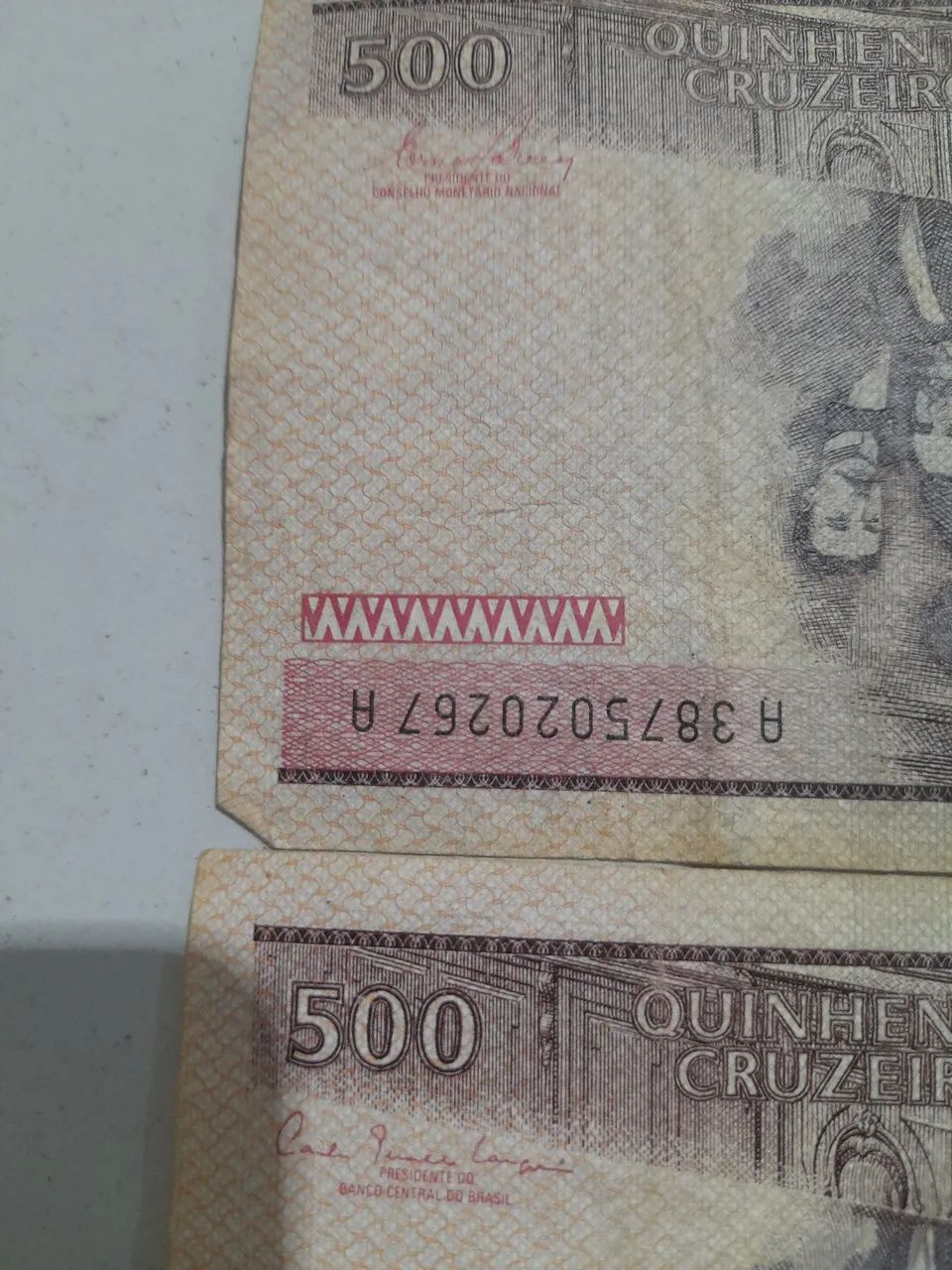 Cedulas de 500 Cruzeiros - Foto 3