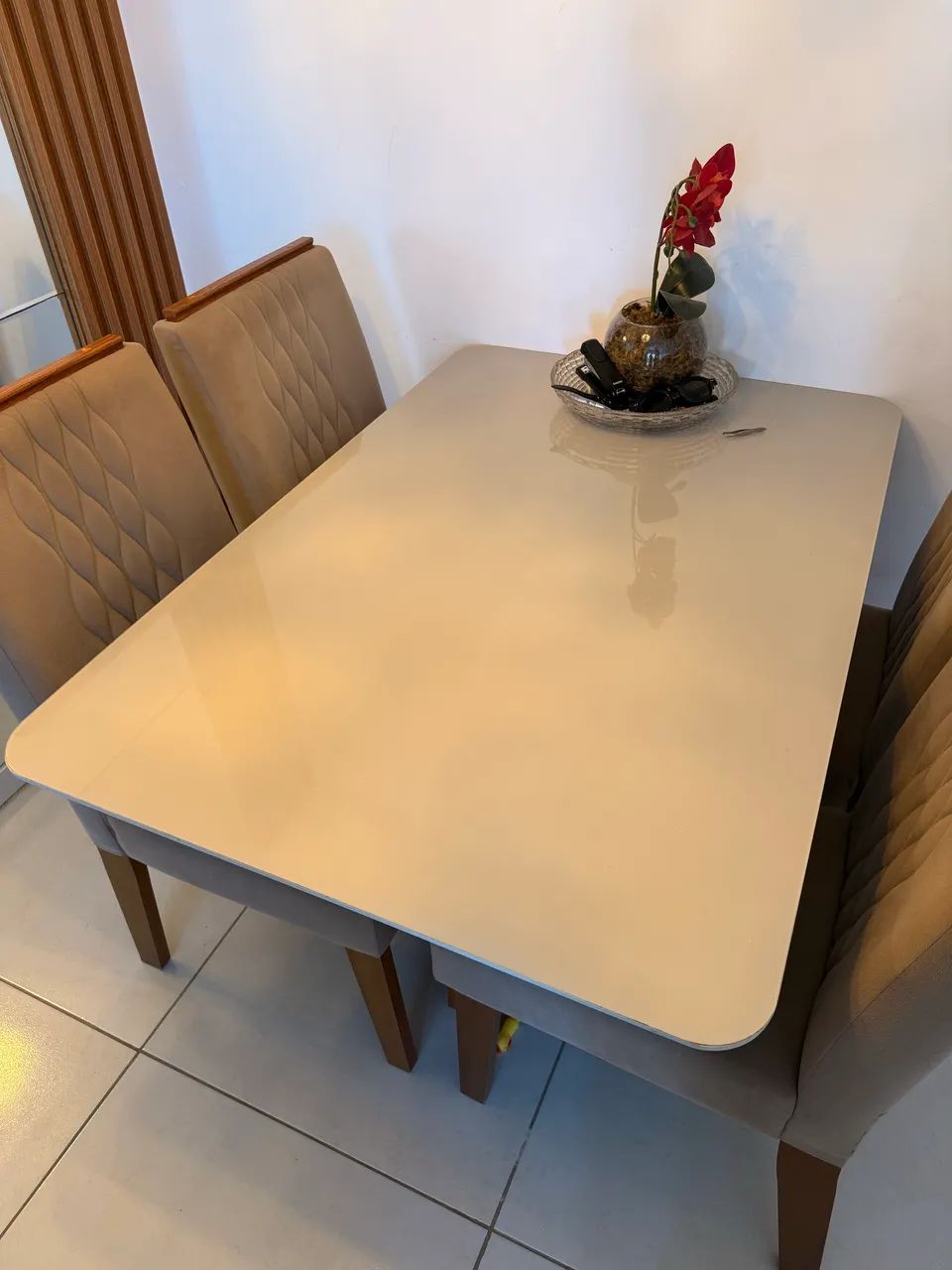 Mesa de jantar 4 cadeiras - Foto 2
