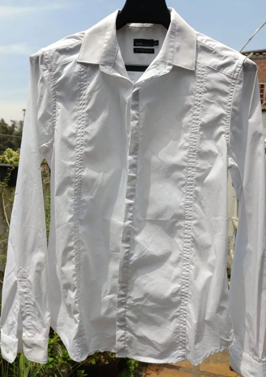 Camisa branca masculina M