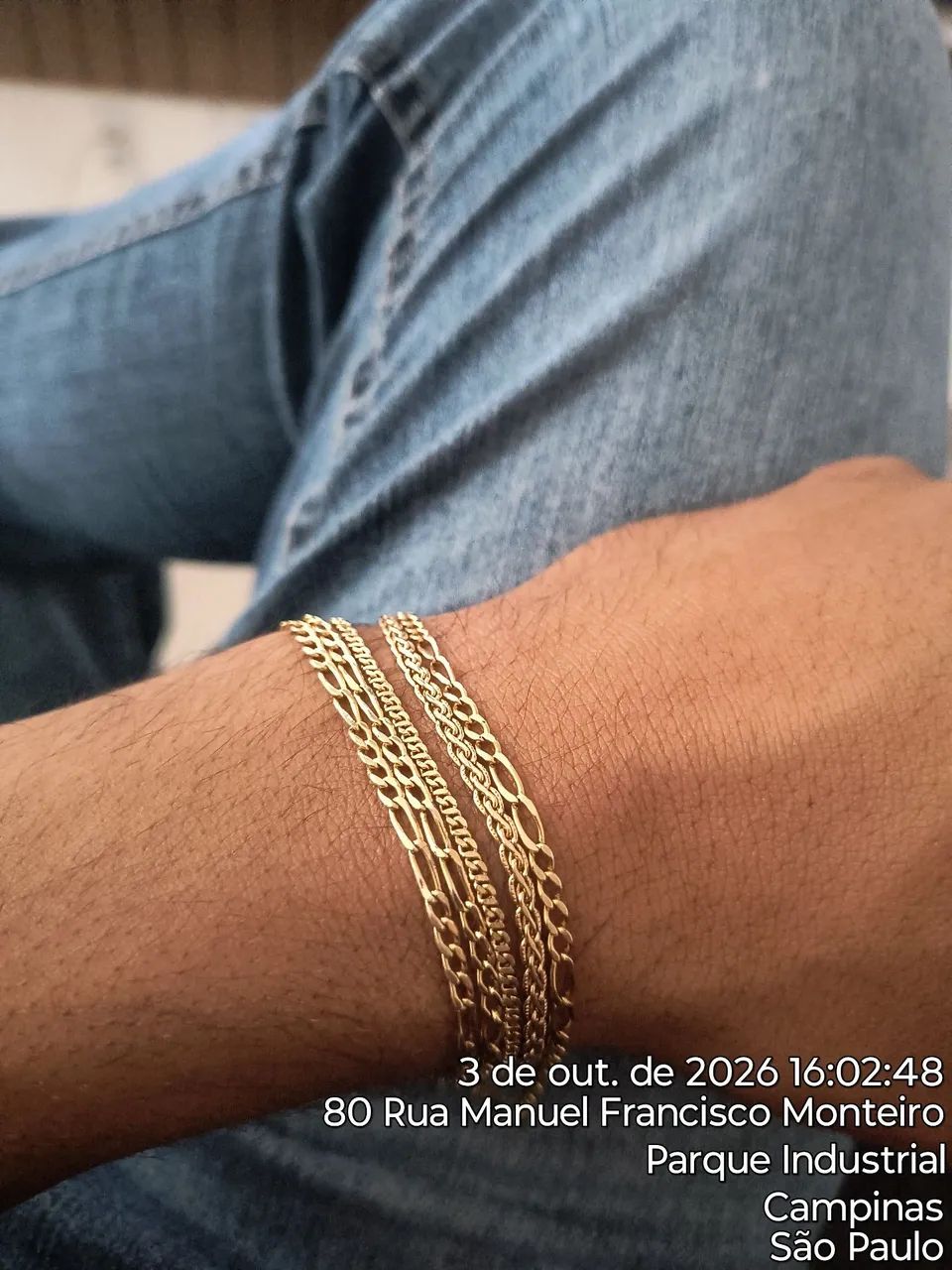 Pulseiras banhado ouro 18k - Foto 3