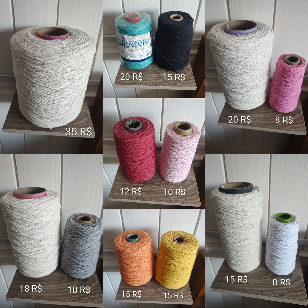 Lote / Kit de Barbantes para Crochê e Macramê (Diversas Cores) - Foto 2