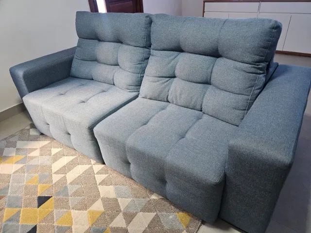 Sofá Retrátil e Reclinável 2 Lugares - 2,30m - Excelente Estado