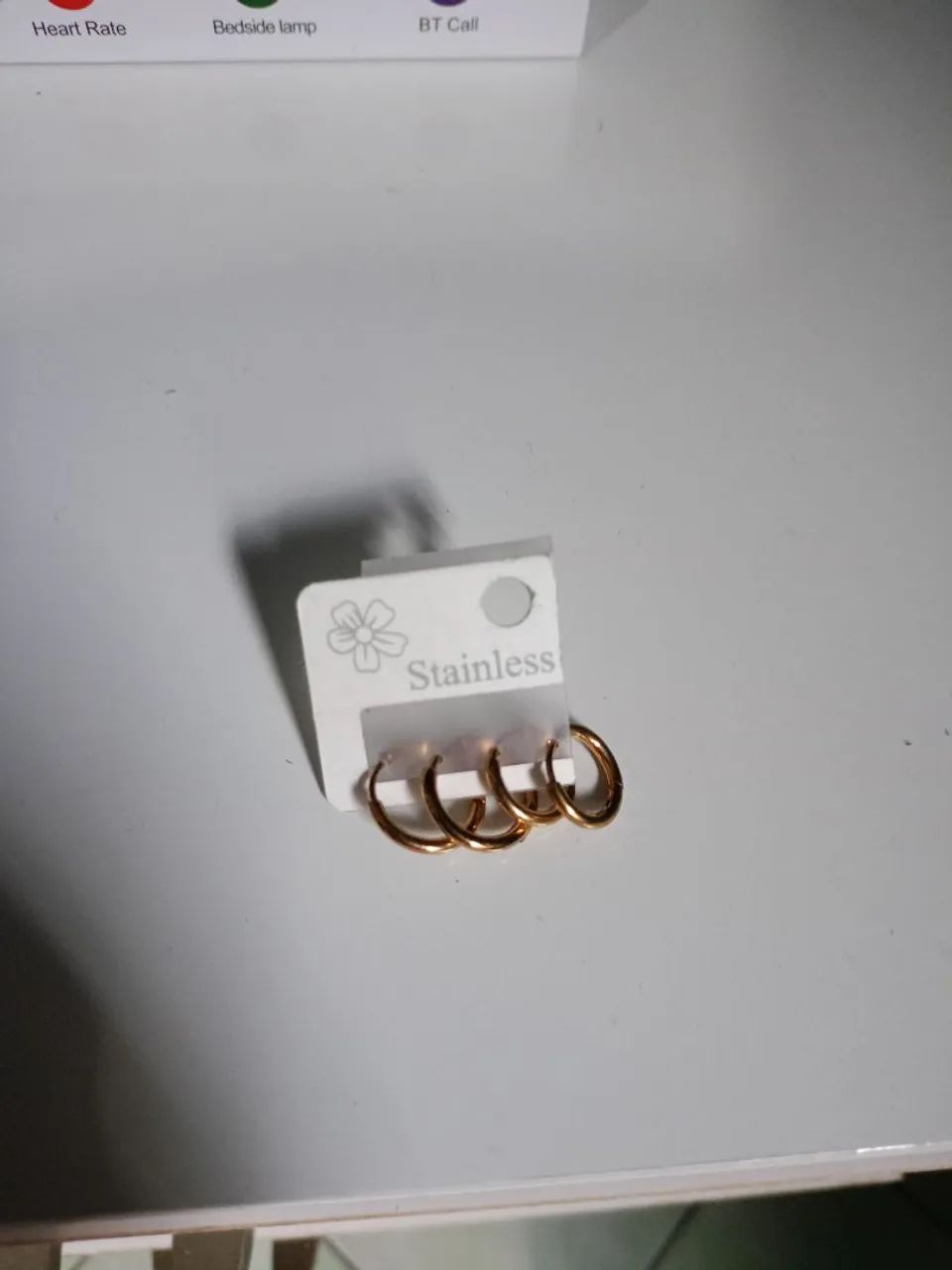 Kit de argolas banhadas a ouro - 10mm e 12mm