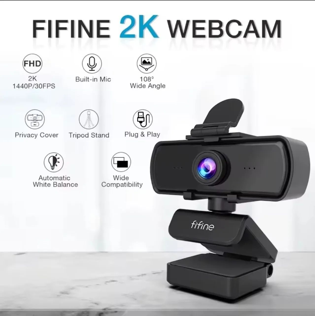 Webcam Fifine k420 1440p 30fps - Foto 2