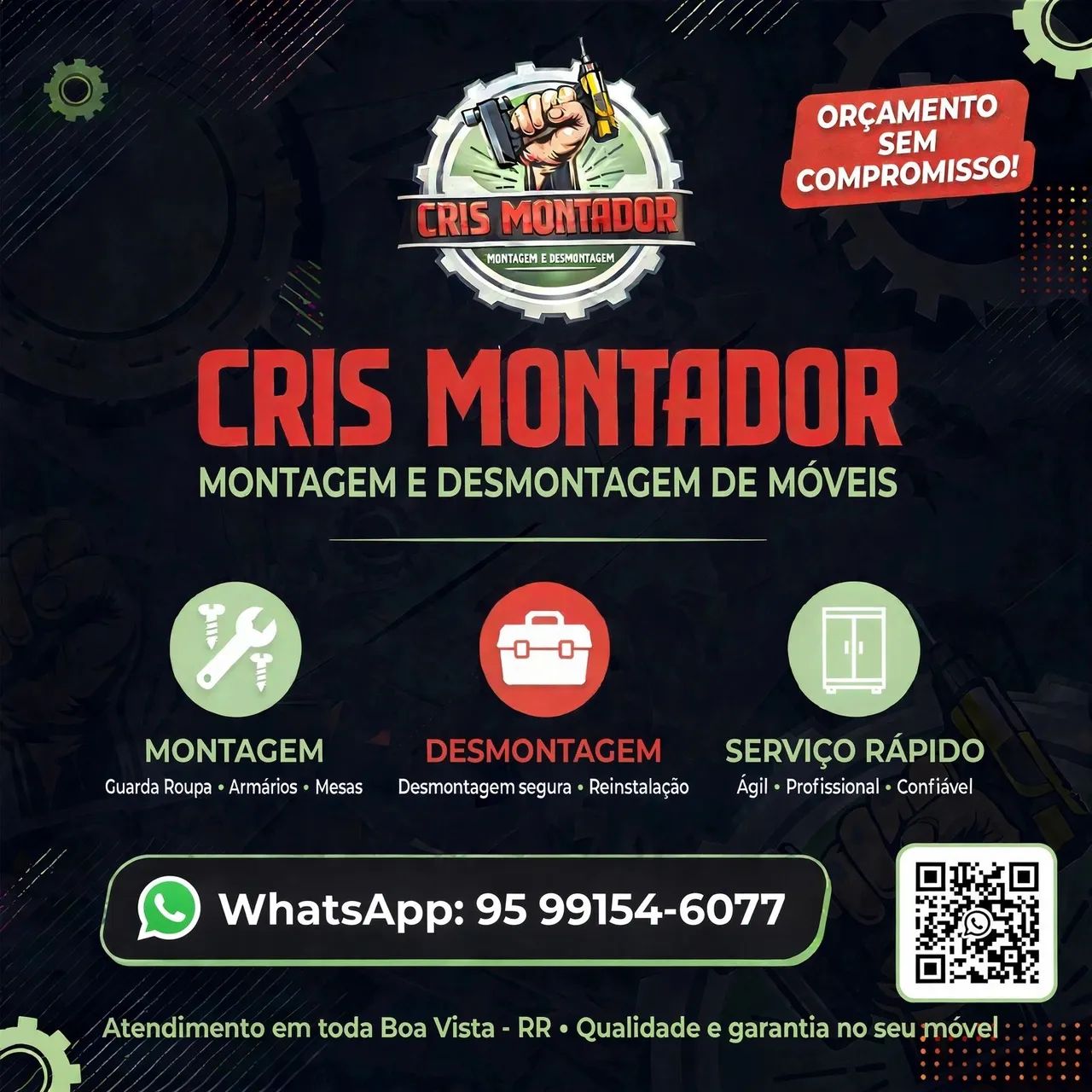 Montador de móveis Boa vista 
