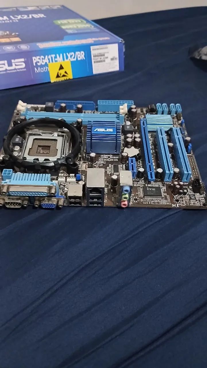 Placa mãe LGA 775 P5G41T-M LX2/BR  - Foto 5