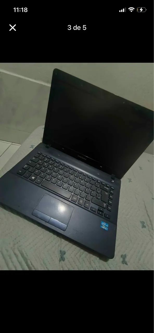 Vendo notebook Samsung usado porém conservado leia descrição  - Foto 3