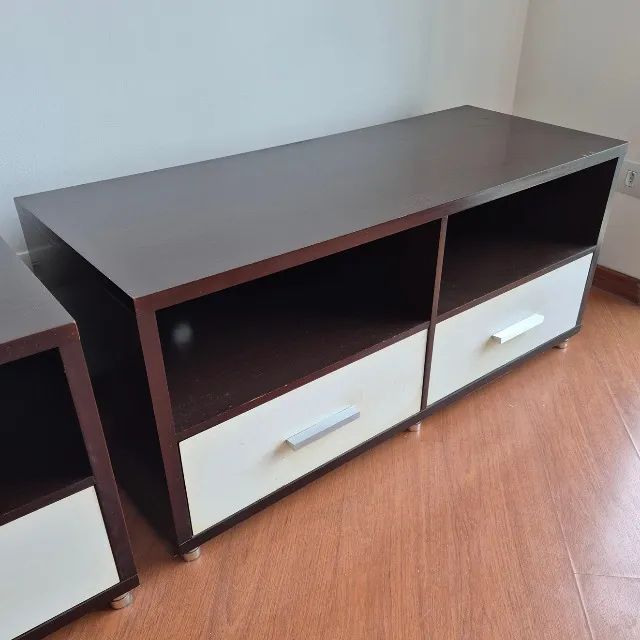 Rack em madeira para TV ou sala 1,12m - Foto 3
