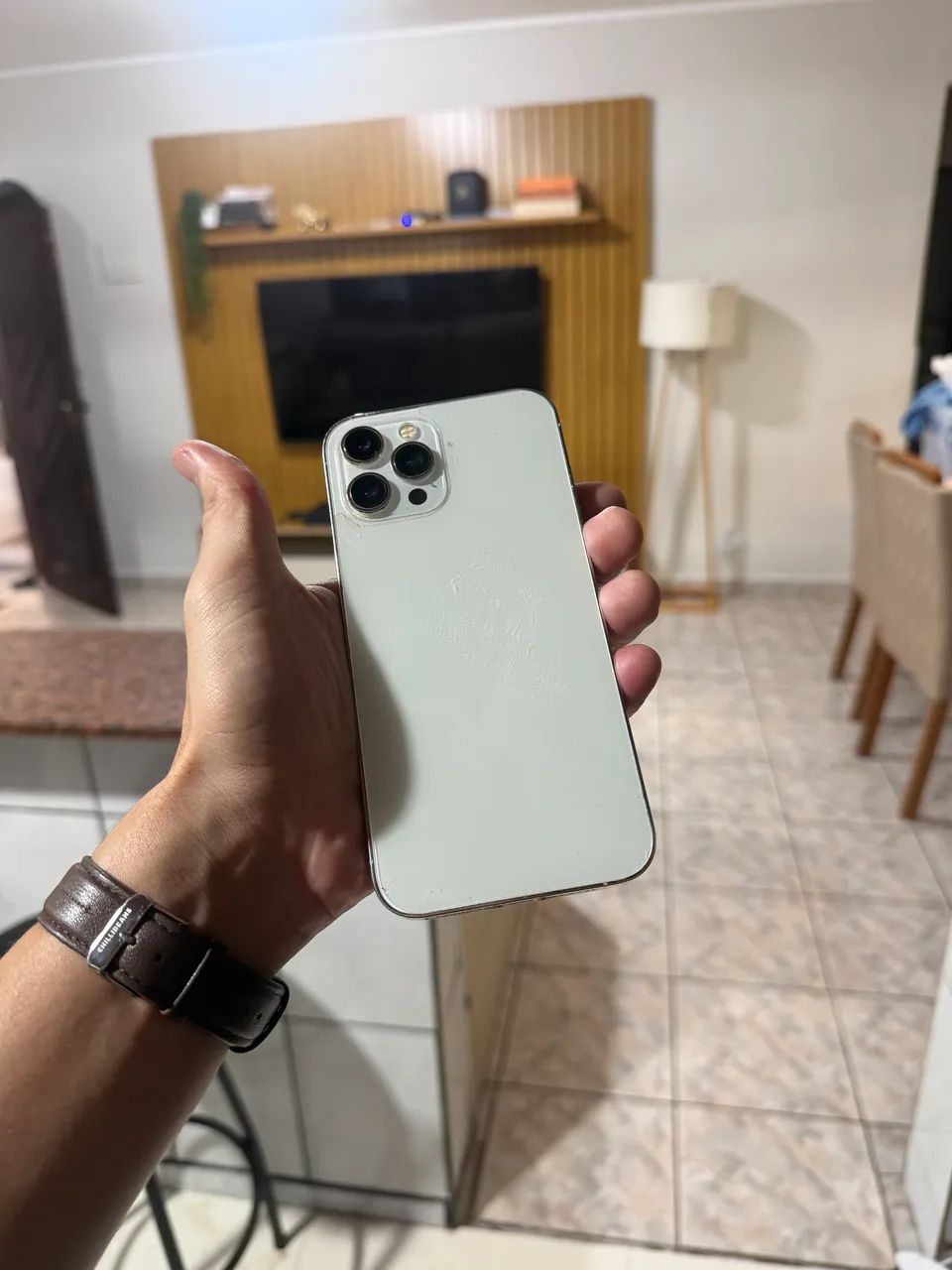Iphone 12 PRO max 128GB (Branco) IMPECÁVEL  - Foto 3