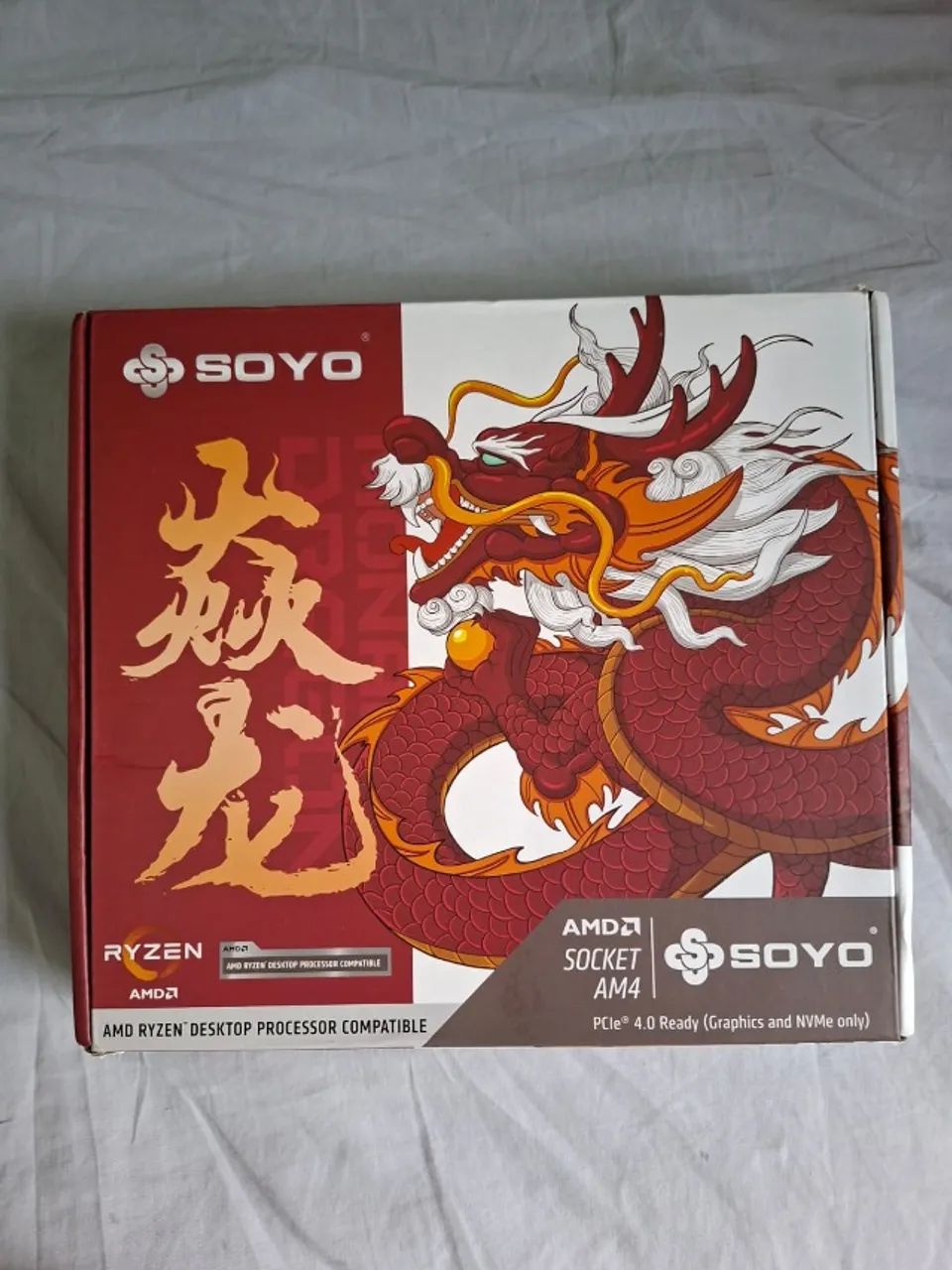 Placa Mãe Soyo B550m Am4 Pcie 4.0 Nova