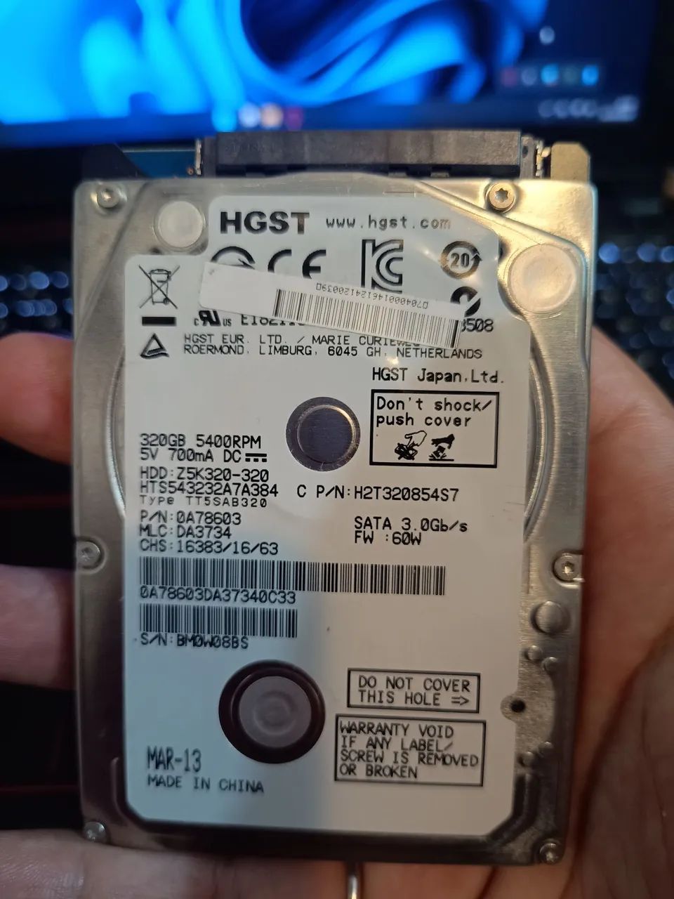HD 320gb 