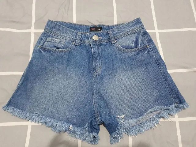 Shorts jeans feminino mom 40
