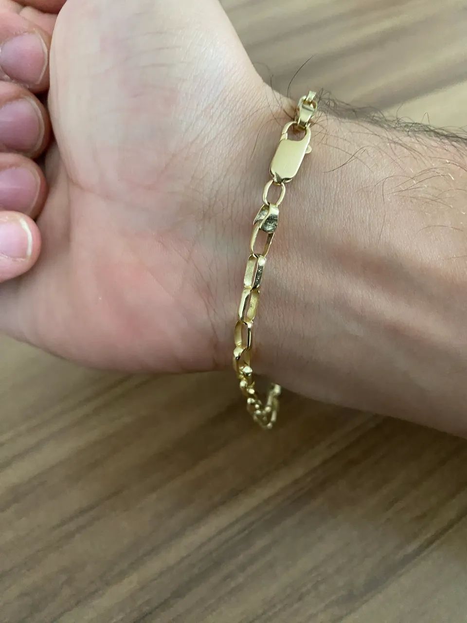 Pulseira ouro 18k maciça  - Foto 2