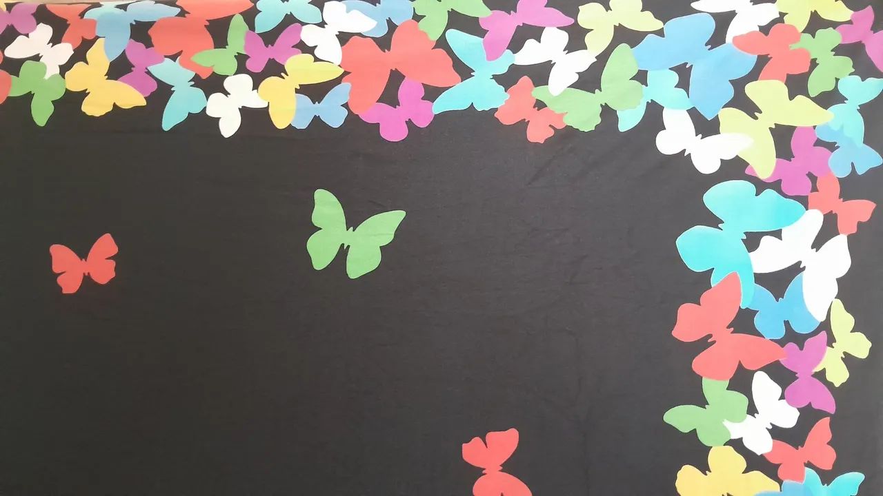 Canga estampada borboletas. - Foto 4