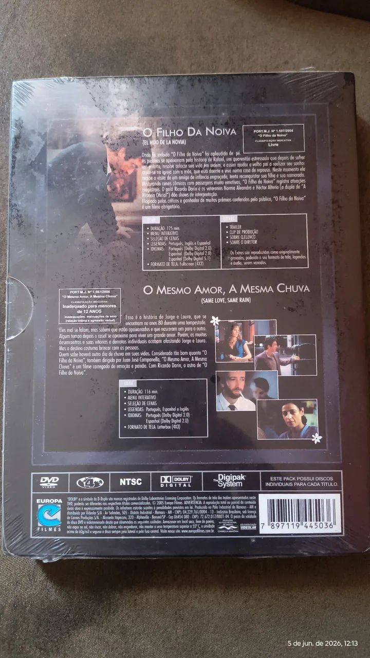 2 Dvds românticos novos lacrados barato  - Foto 2