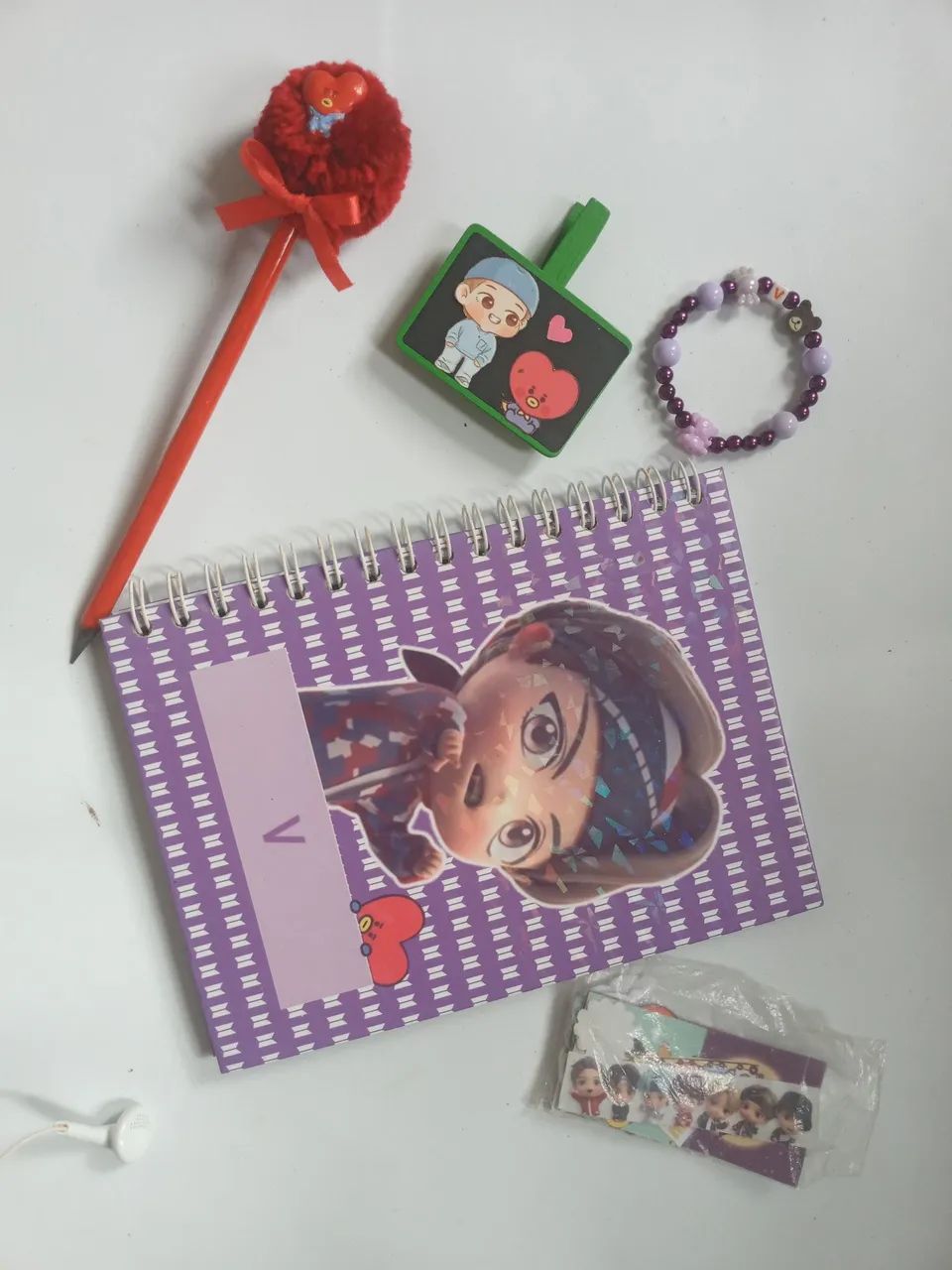 Cadernos kit bts