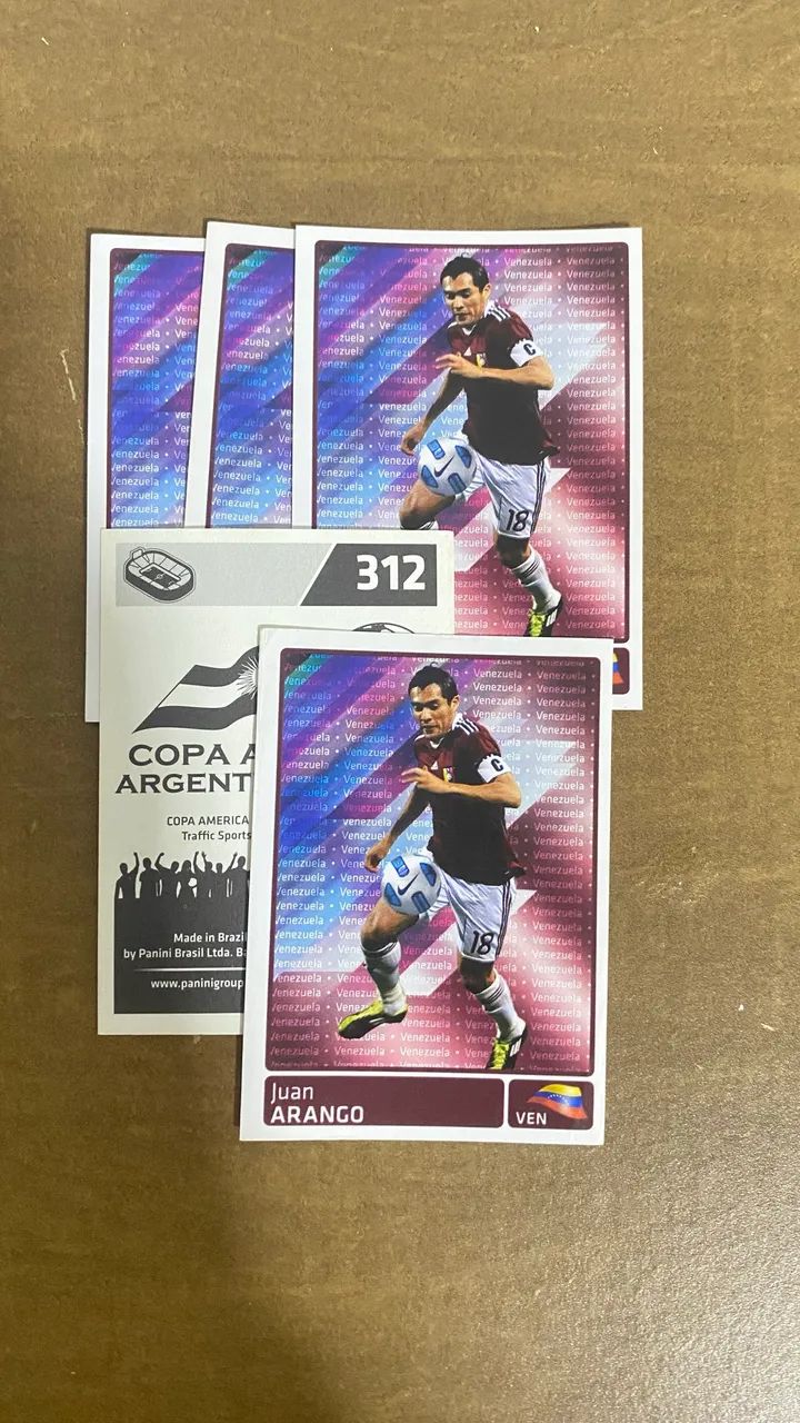 Figurinha Copa América 2011 - 312 Juan Arango  - Foto 3