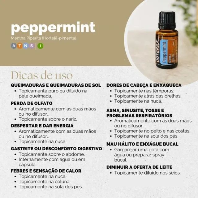 Óleo Essencial doTerra Peppemint 15 ml - Foto 3