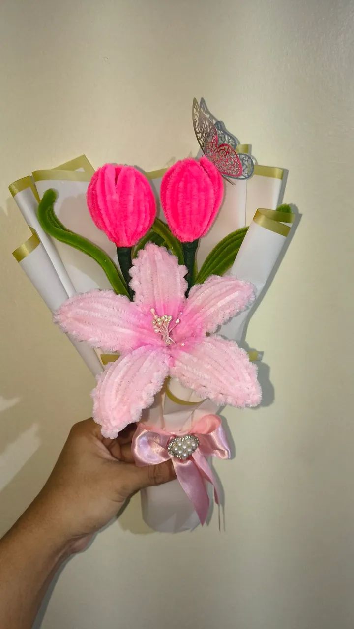 Flores eternas artesanais 