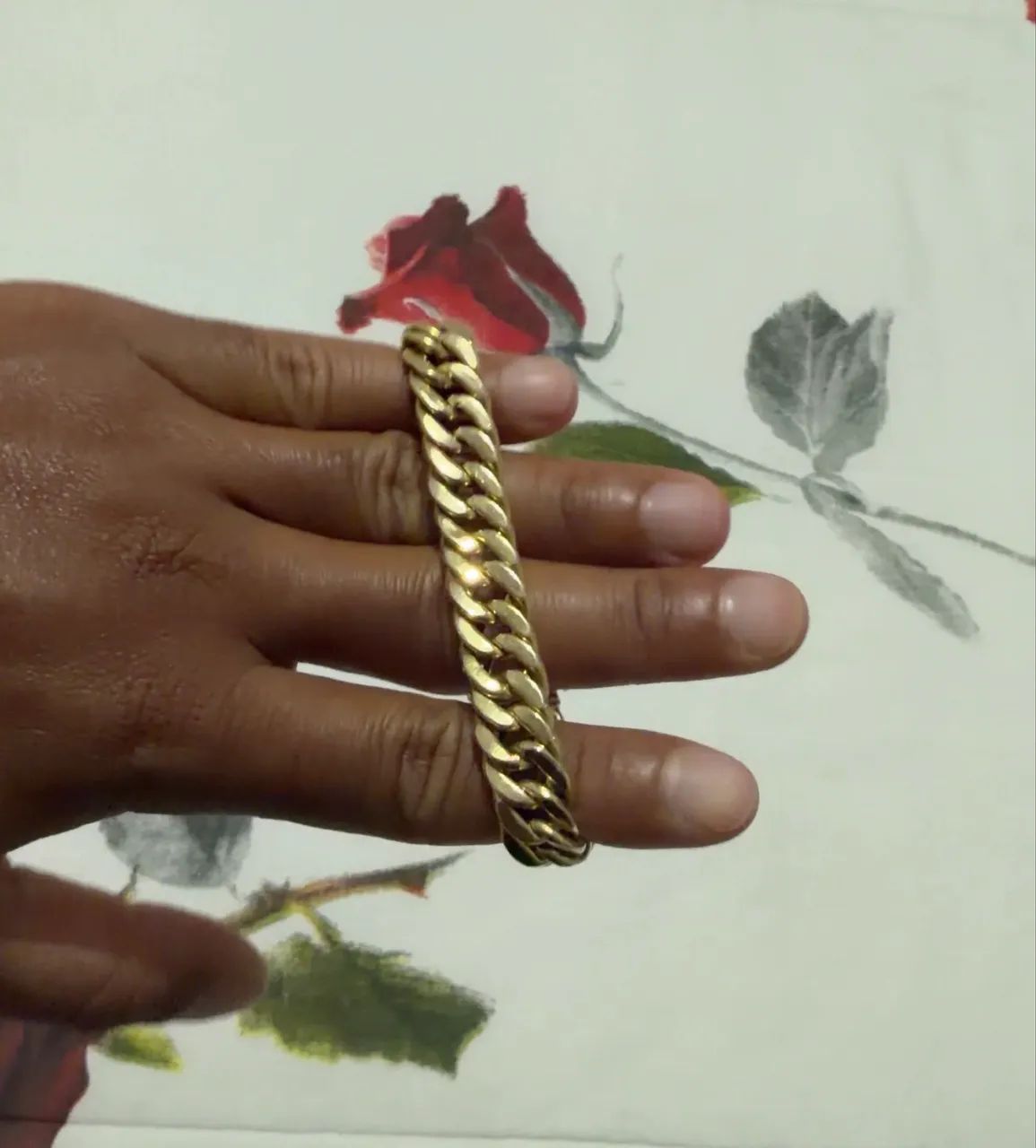 Pulseira 25g de ouro 18K - Foto 3