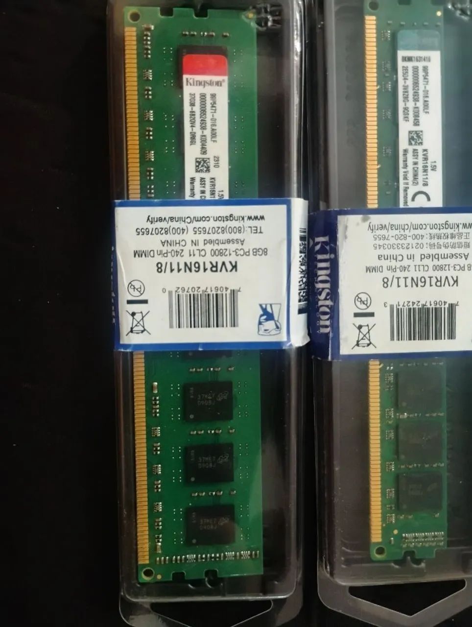 Memória ram 8gb ddr3