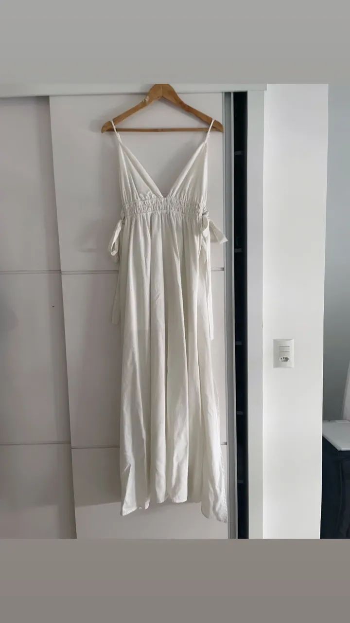 Vestido longo Bluesteel Renner tam p