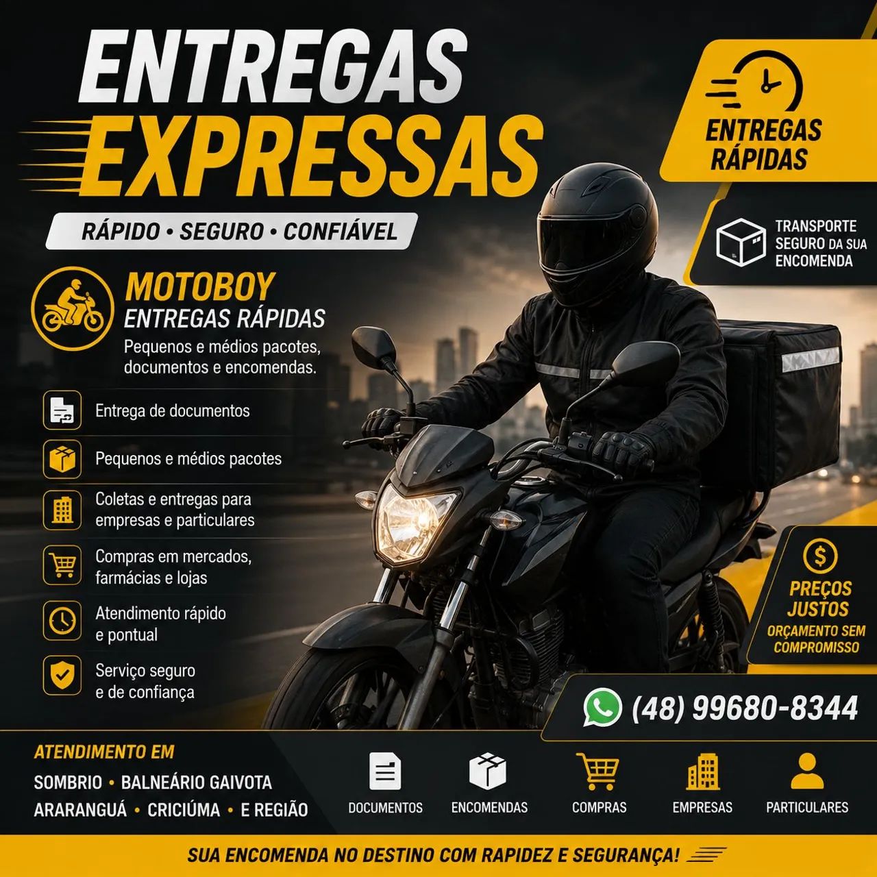 MOTOBOY EXPRESSO - ENTREGAS RÁPIDAS E SEGURAS