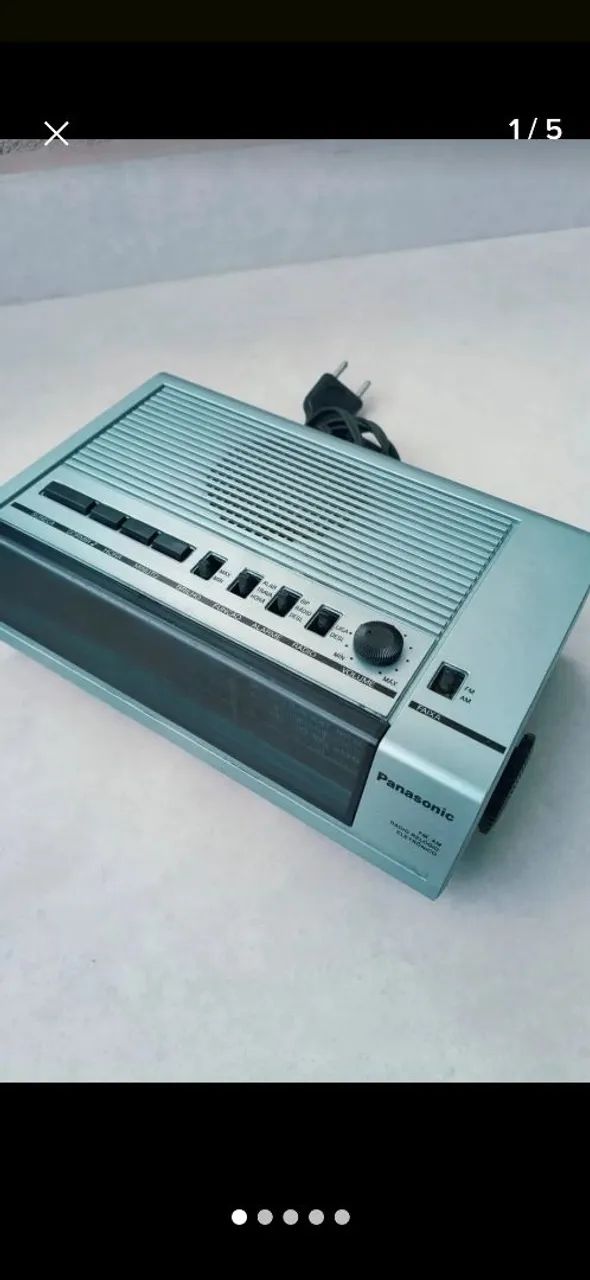 RÁDIO RELÓGIO PANASONIC 