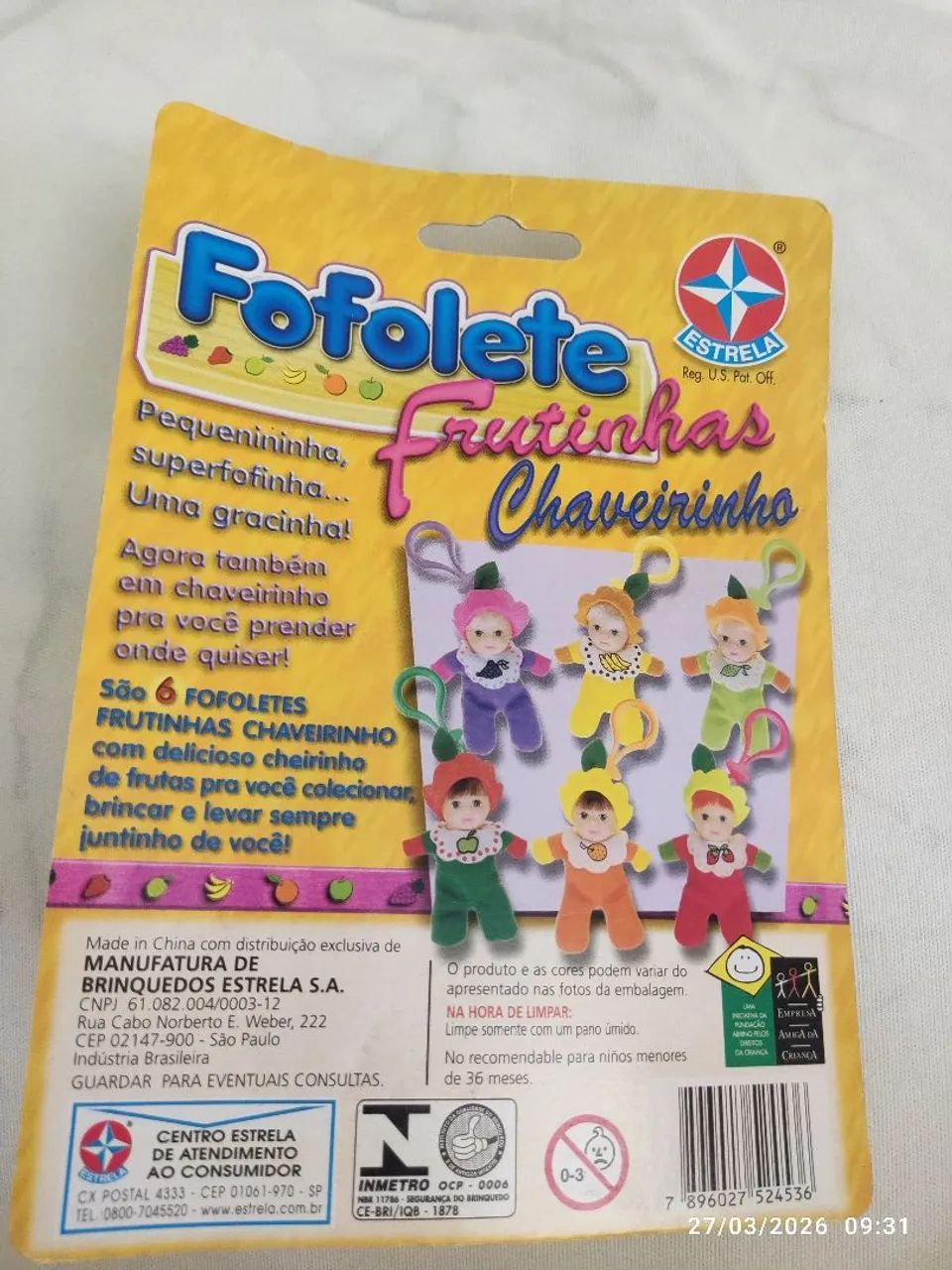 Fofolete frutinhas chaveirinho - Foto 2