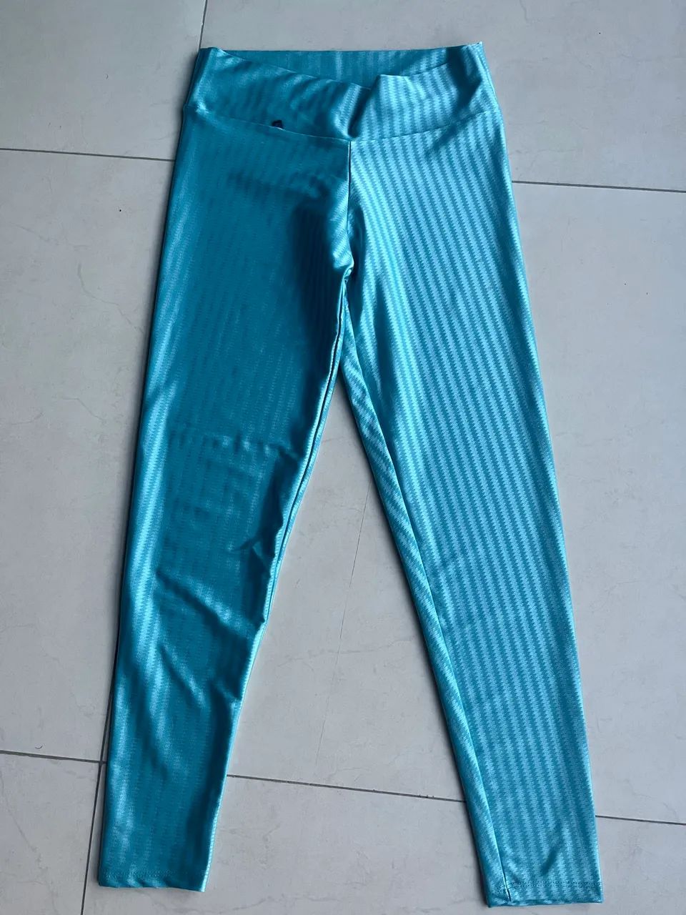 Calça legging de academia 3d NOVA verde água