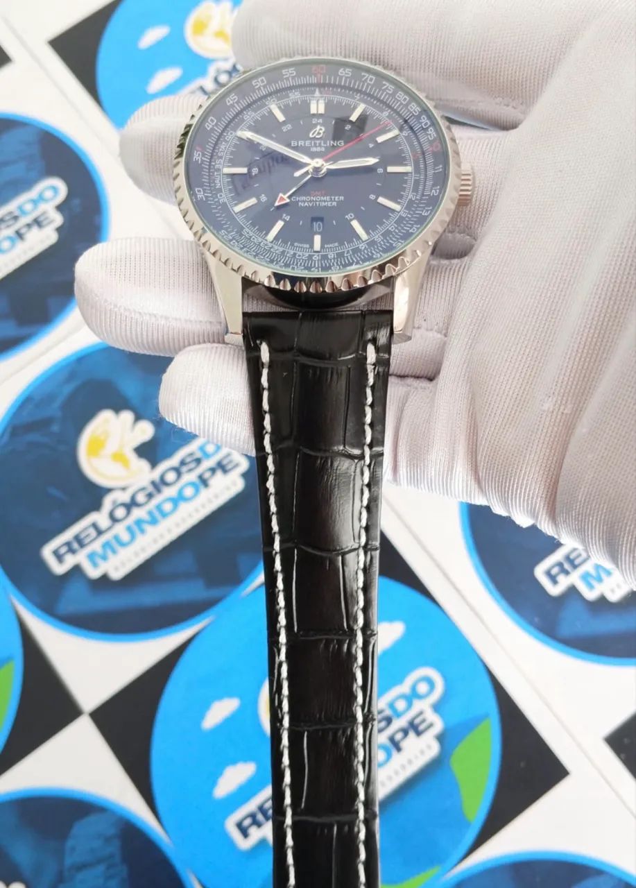 RELÓGIO BREITLING NAVITIMER GMT AUTOMÁTICO - Foto 2