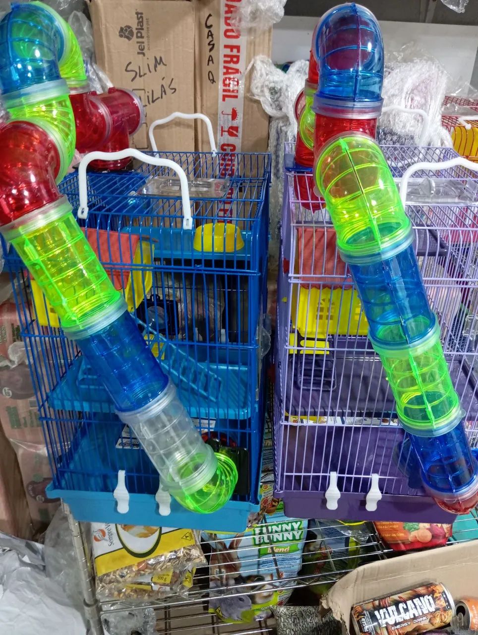 Gaiolas com tubos para hamster e roedores  - Foto 5