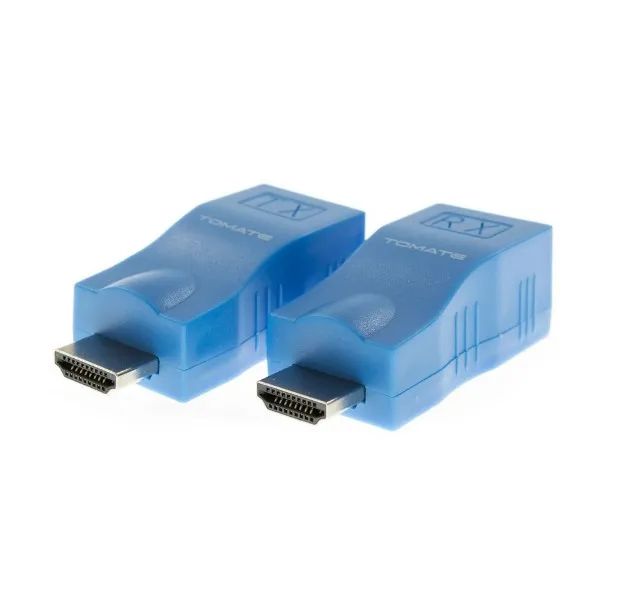 Extensor Hdmi Via Cabo De Rede Cat-5E/6E Tomate - Foto 3
