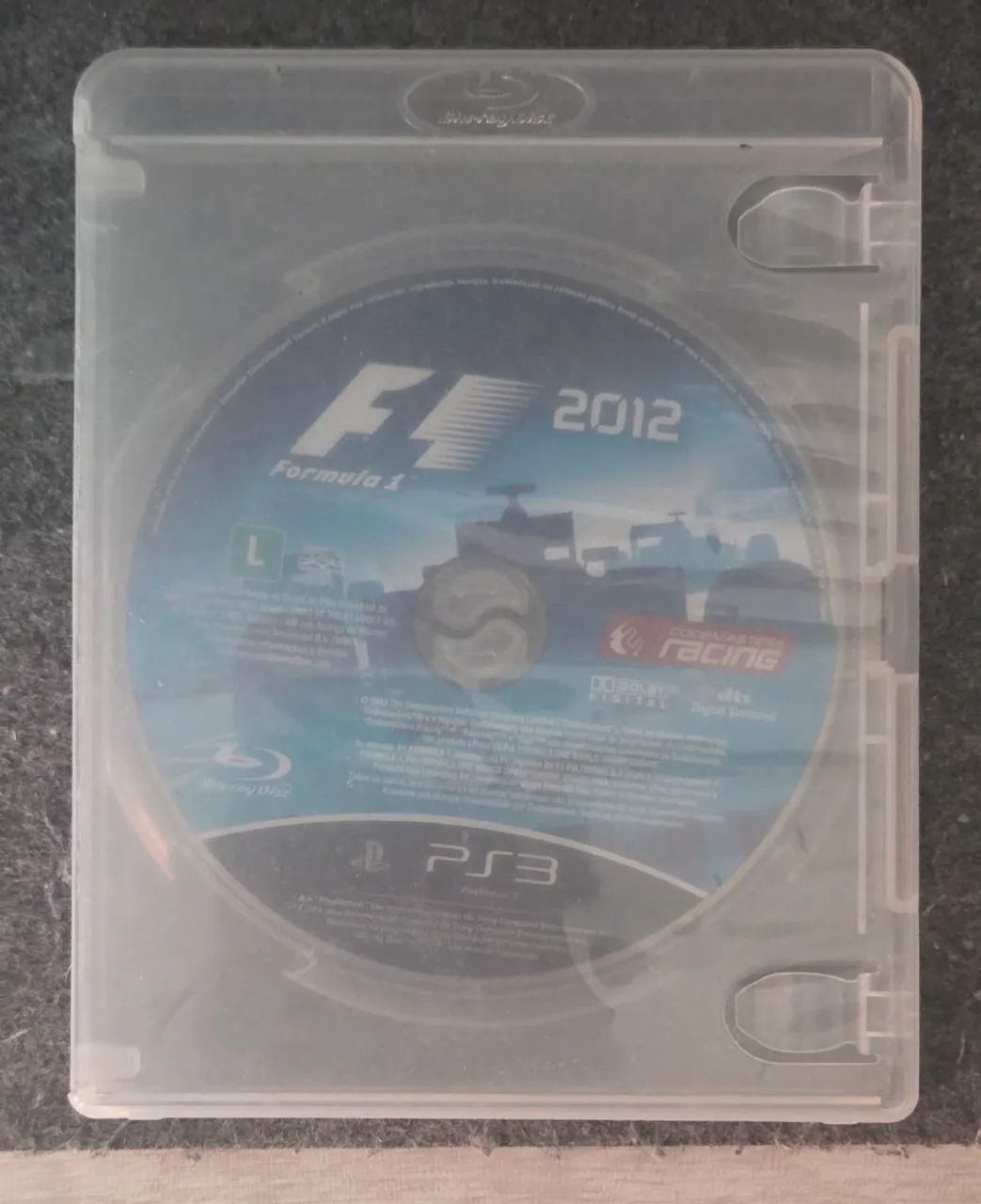 Jogo Formula 1 2012 - Ps3