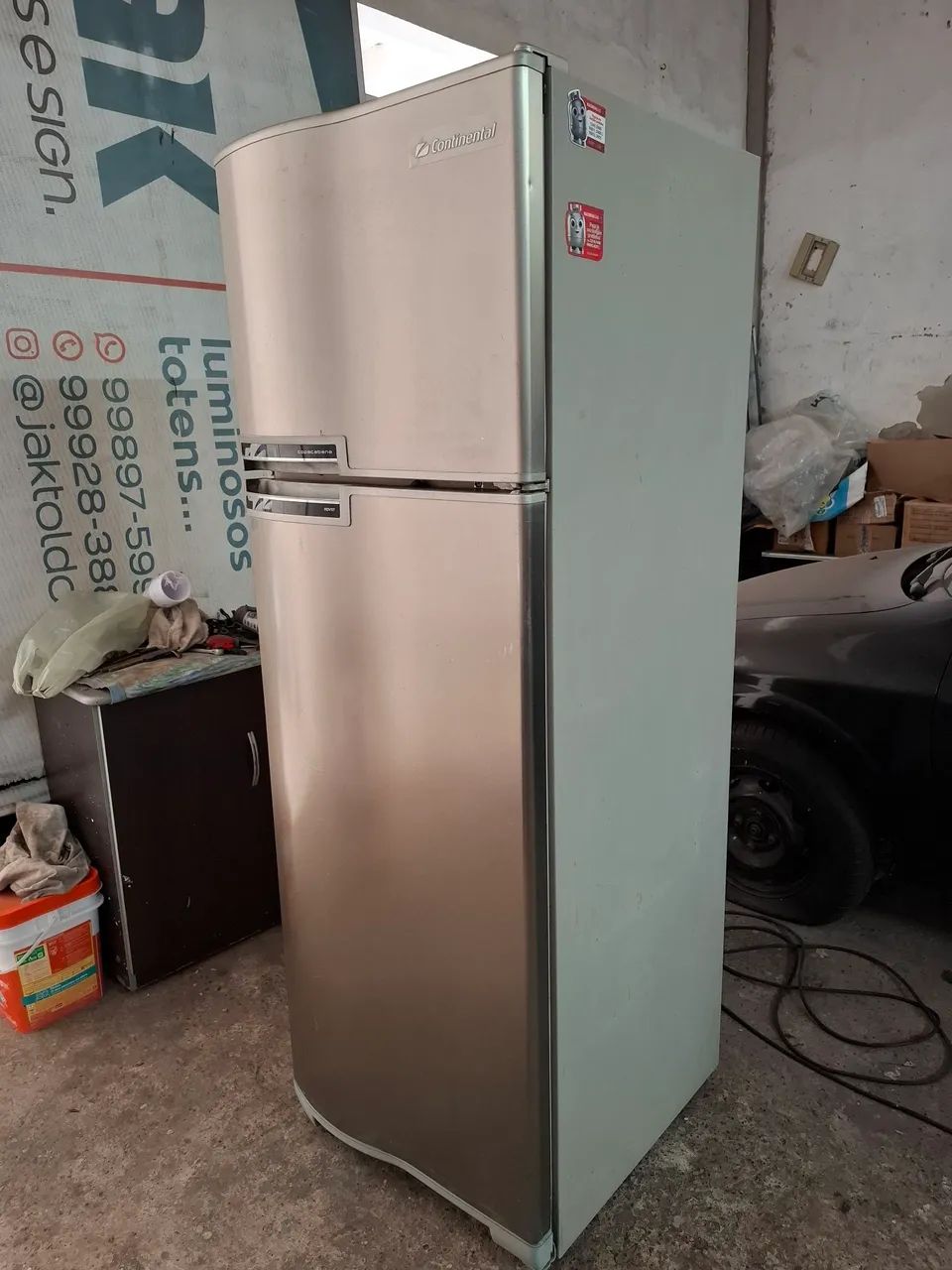Geladeira continental inox - Foto 3