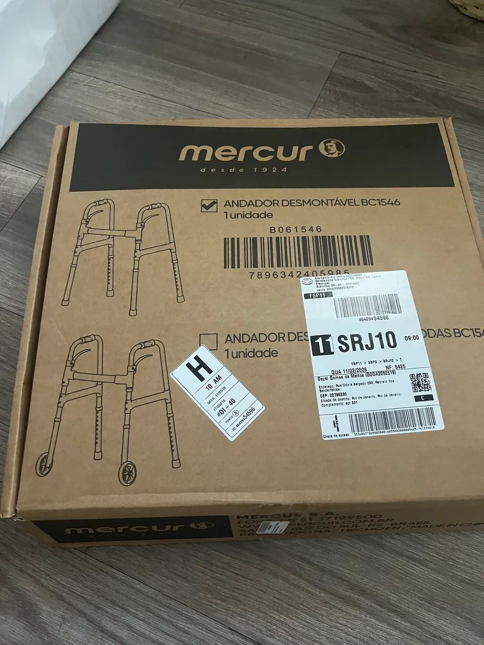 Andador Mercur desmontavel novo 